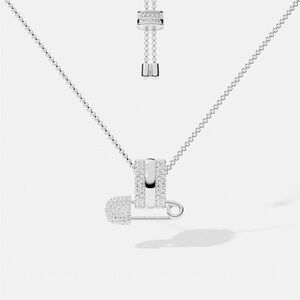 APM Monaco safety pin necklace